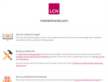 Tablet Screenshot of charterbrands.com